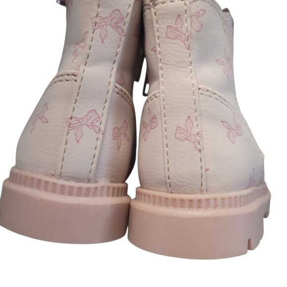 Pink Infant Size 2 Girls’ Bow Chelsea Boots - CLEAN. Excellent Condition - Picture 8 of 13